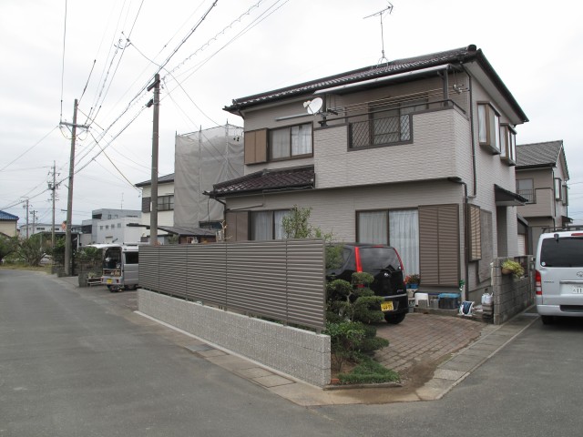 生垣をフェンスにの施工事例（施工後）